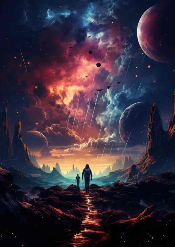 Imaginative Universe Art Dreamy Space Illustration