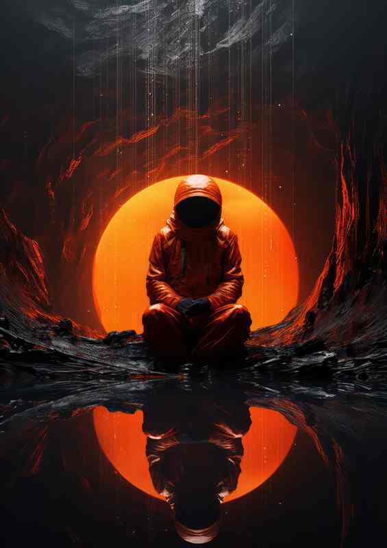 Journey Beyond Man in Spacesuit Explores the Cosmos
