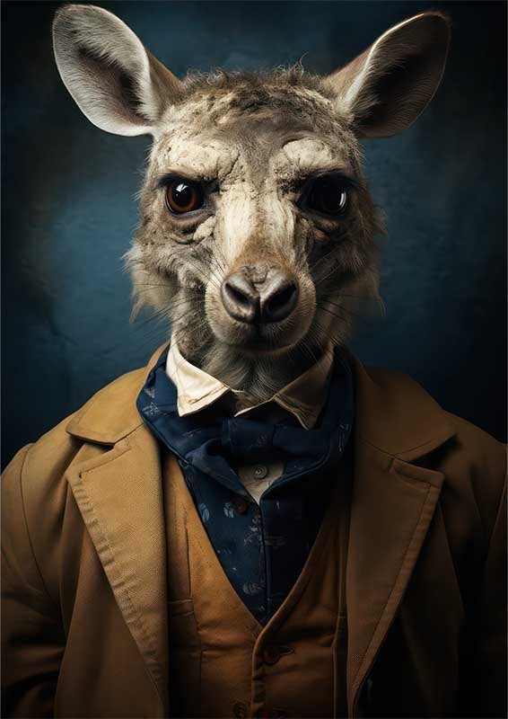 Kevin The Old School Australian Kangeroo