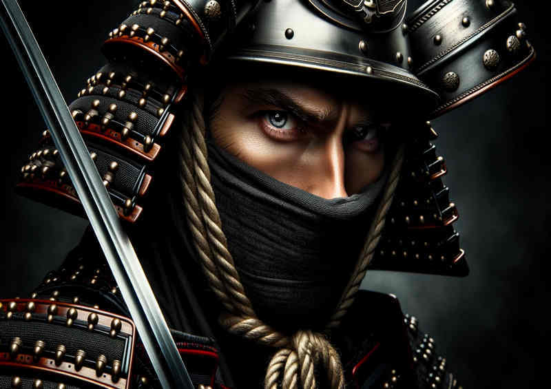 Warriors Gaze a samurai warrior