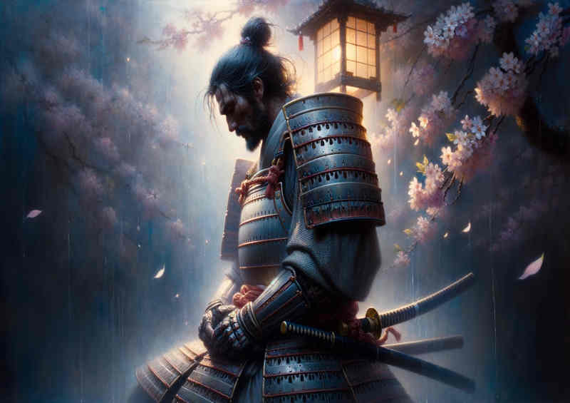 Warriors Reverie a samurai lost in thought