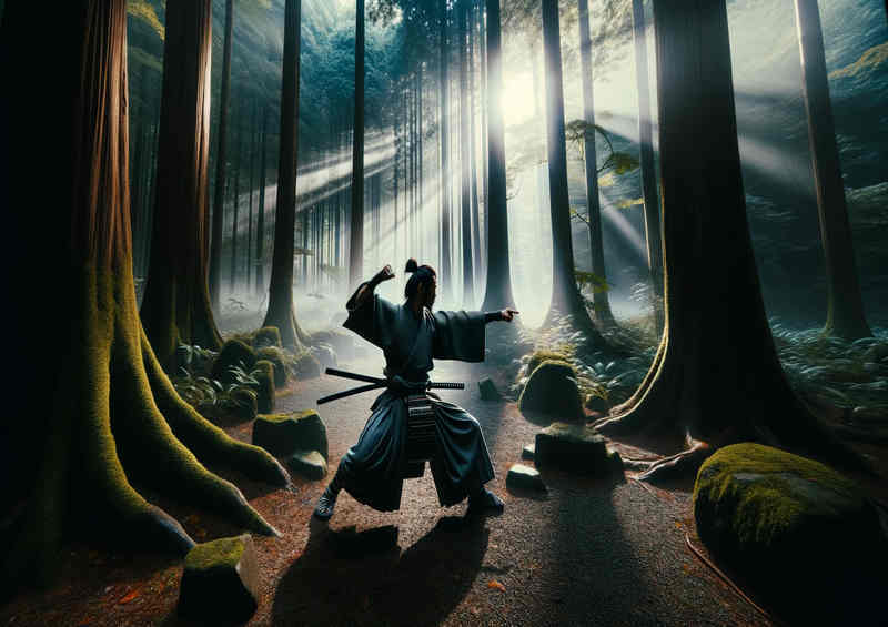 Warriors Way a samurai engaged in combat