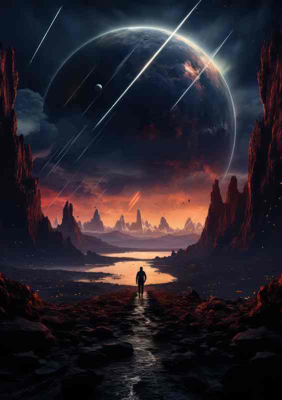 Stylish Interstellar Illustration Modern Galaxy