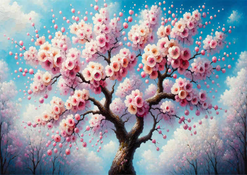 Blossoming Beauty a tree in full spring bloom