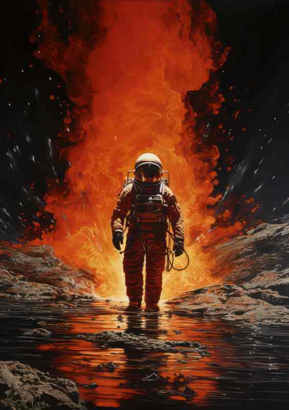 The Infinite Walk Astronaut Travels in the Universe