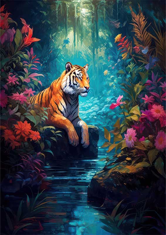 Auroras Adventure Tiger By The Lake
