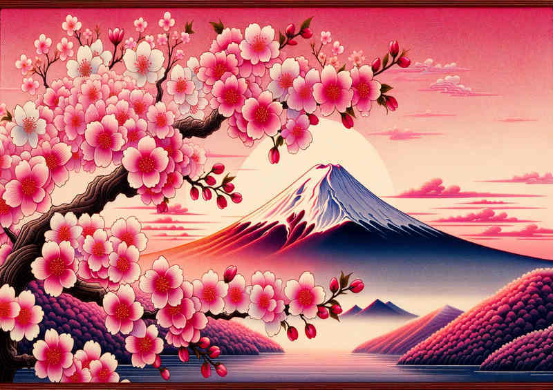 Mount Fujis Dawn Delight the first light