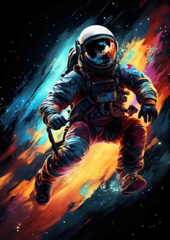Astronaut Beyond the Stars