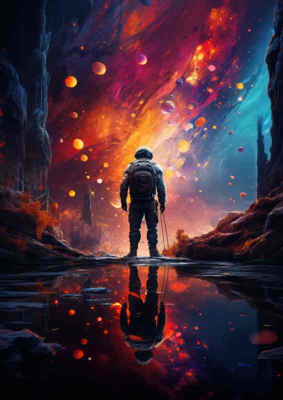 Astronauts Journey in the Cosmos