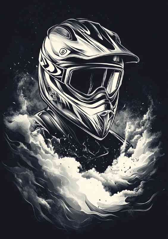 Hearing the roar see the smoke dirtbike