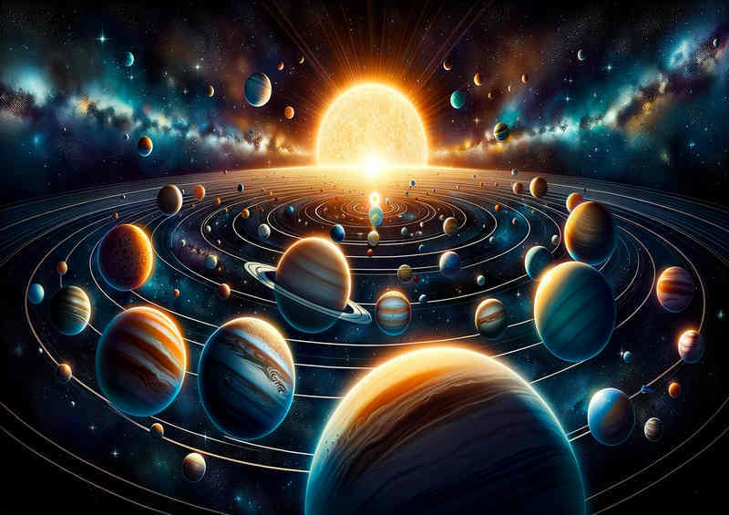 Sunbeam Alignment Metal Poster