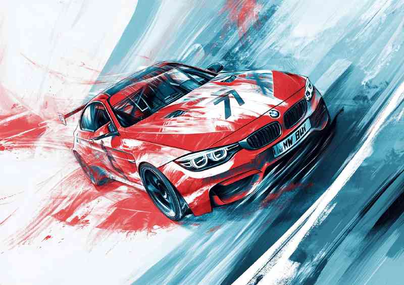 Iconic BMW E92 race car
