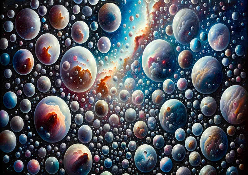Celestial Bubble Metal Poster
