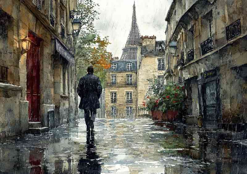 Rainy day in Paris