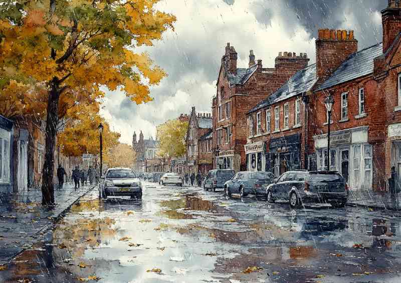 Rainy day in manchester