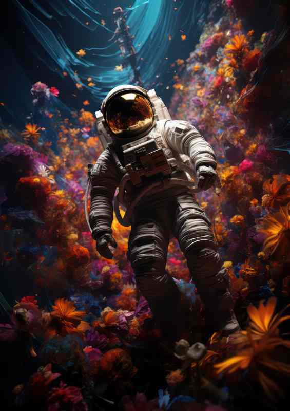 Cosmic Frontiers Metal Poster