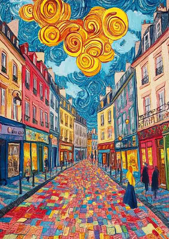 Painting of the streets in Lille France