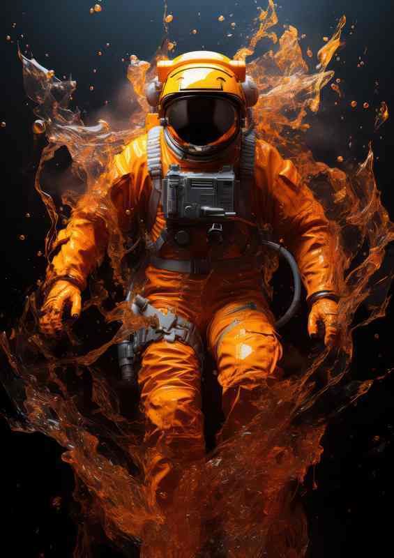 Cosmic Voyager Astronaut’s Exploration of the Cosmos