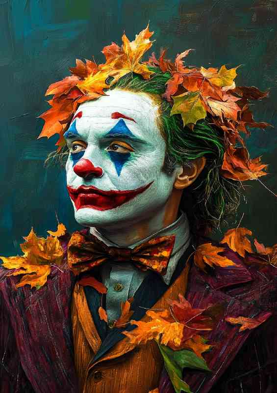 An artistic photo of the JoKeR in his iconic costume