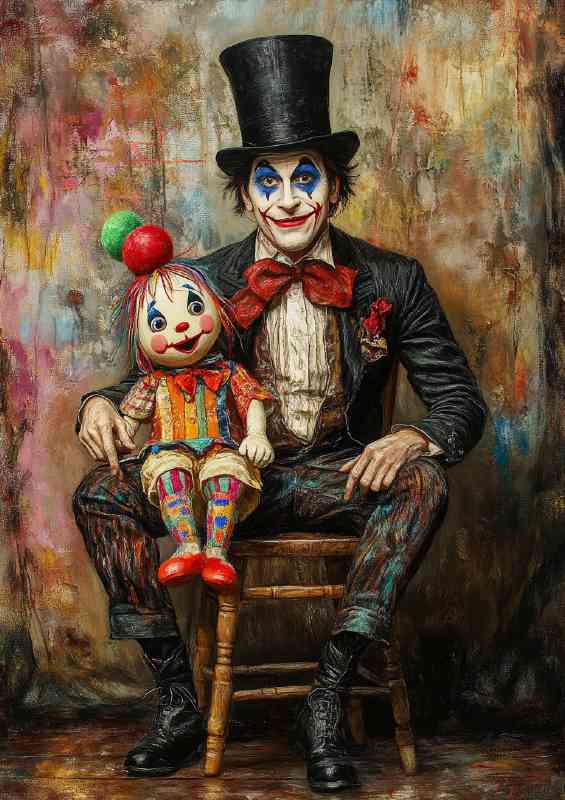 The scary doll and clow series
