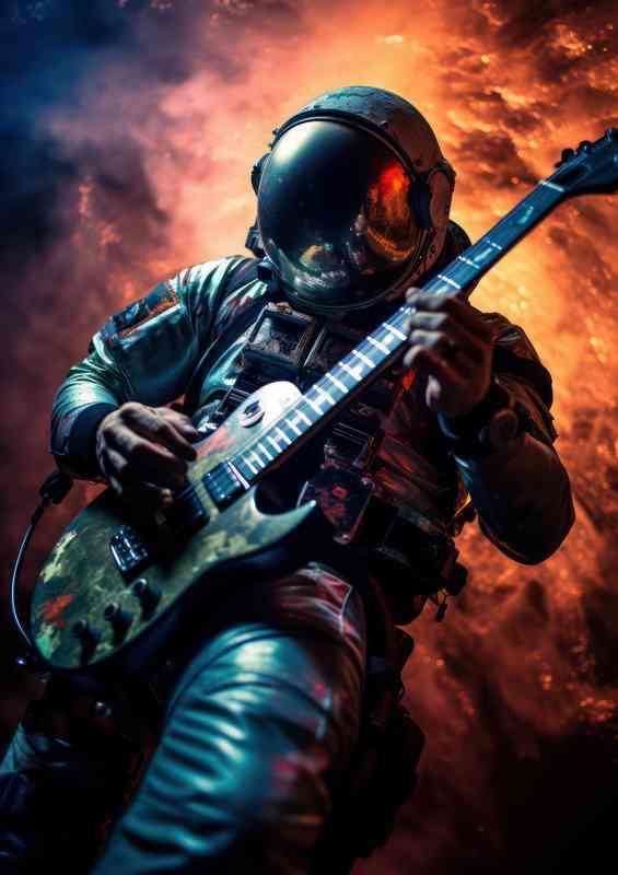 Galaxy Pioneer Astro Cosmo With Guitar
