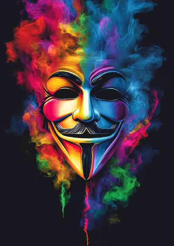 Fire and smoke in the background guy fawkes