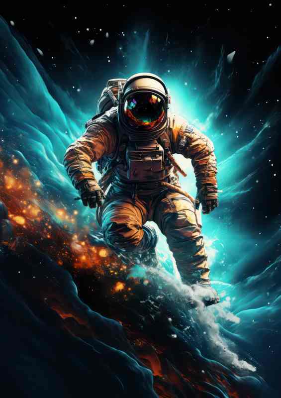 Galactic Sojourn Astronauts Voyage through the Stars