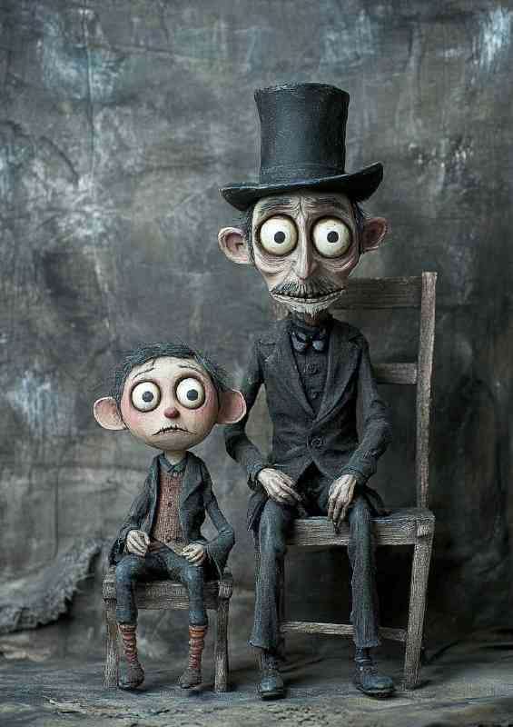 The creepy doll puppet sow series