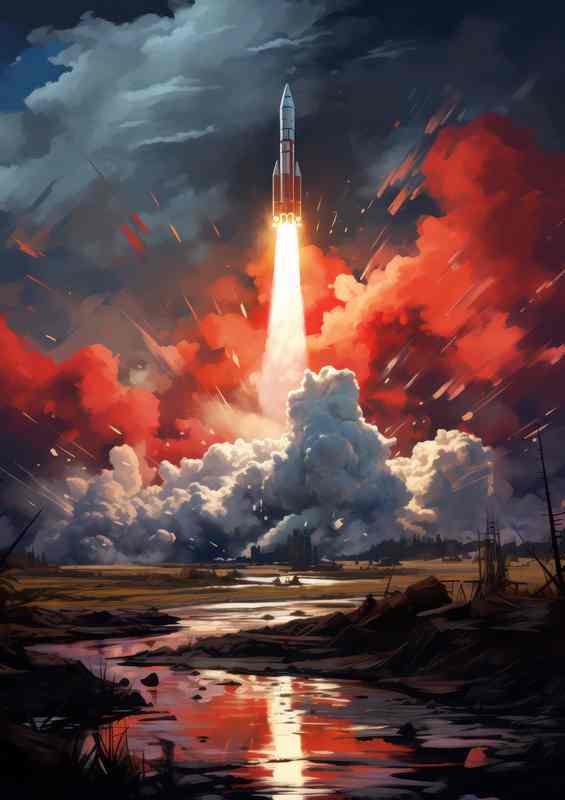 Igniting the Sky The Power of Space Rocket Launches