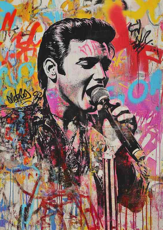 Elvis Presley a vibrant and energetic performance