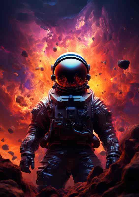 Infinite Odyssey Astronauts Journey in the Cosmos