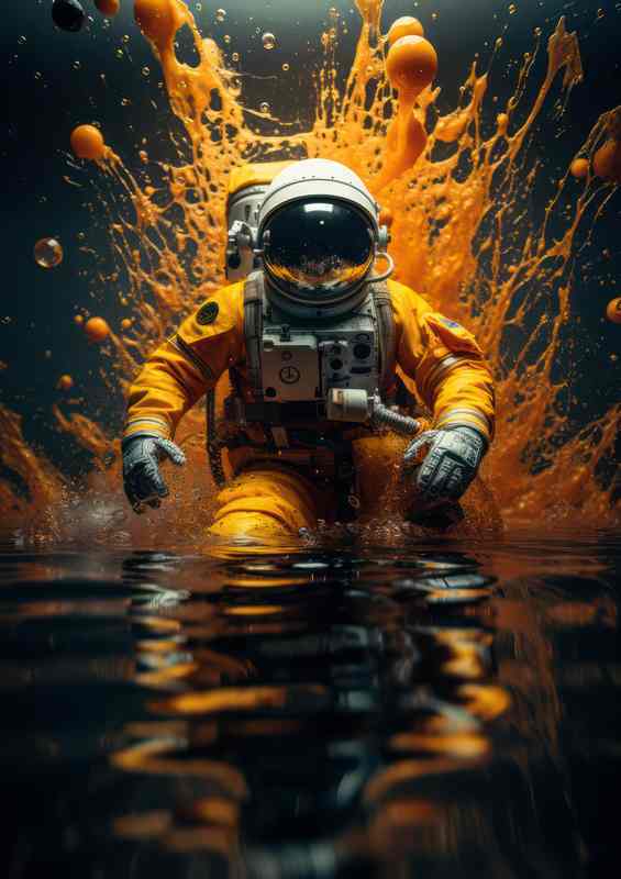 Interstellar Explorer Astronauts Journey