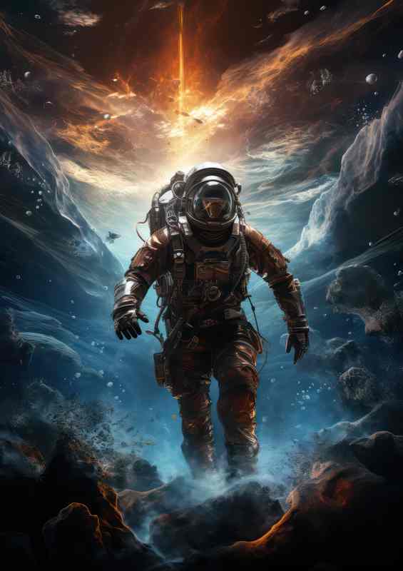 Interstellar Explorer Astronauts Journey to the Stars