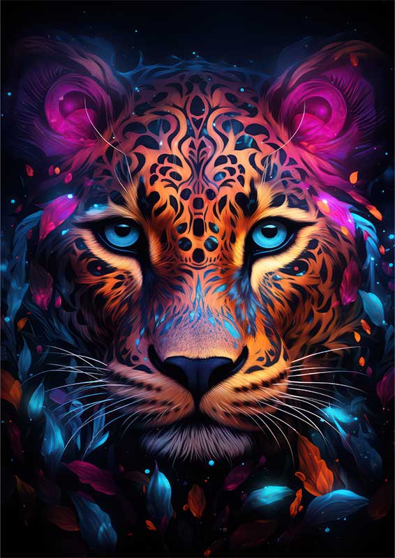 Leon The Leopard Amazing Blue Eyes
