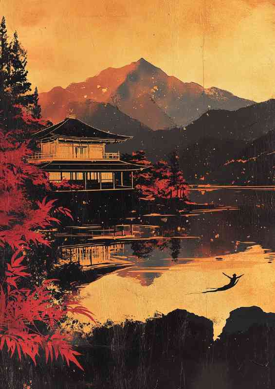 Vintage Japanese postcard