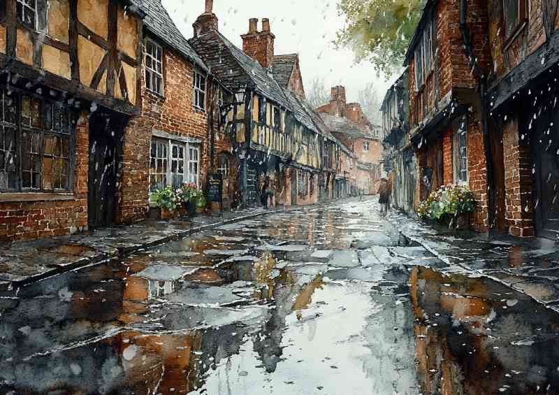 Rainy day in shropshire