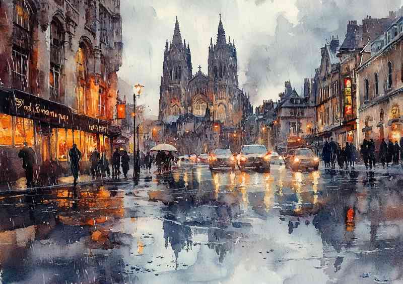 Rainy day in york