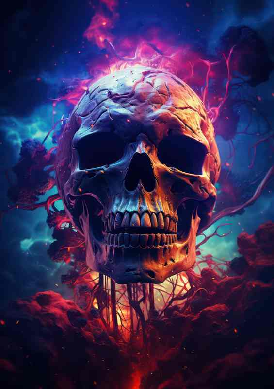 Death s Diary Memoirs of the Macabre outerspace skull