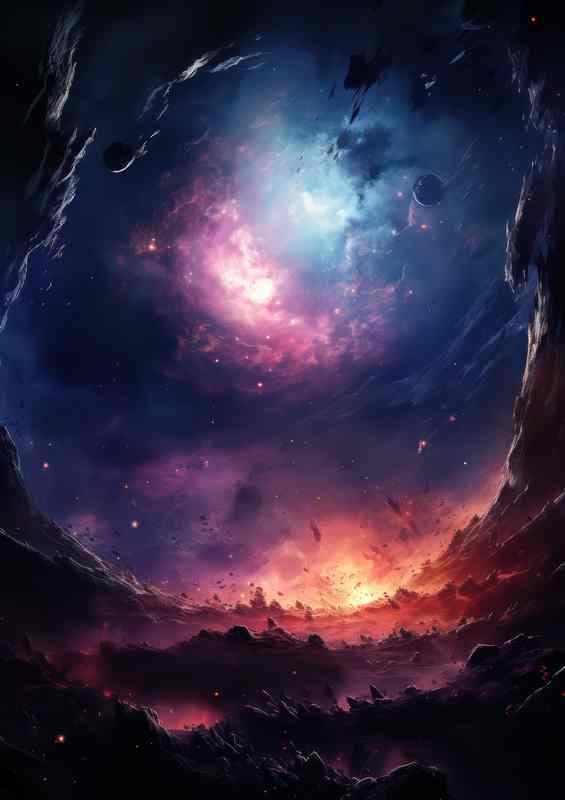 Infinite Canvas Painting the Sky with Nebulae