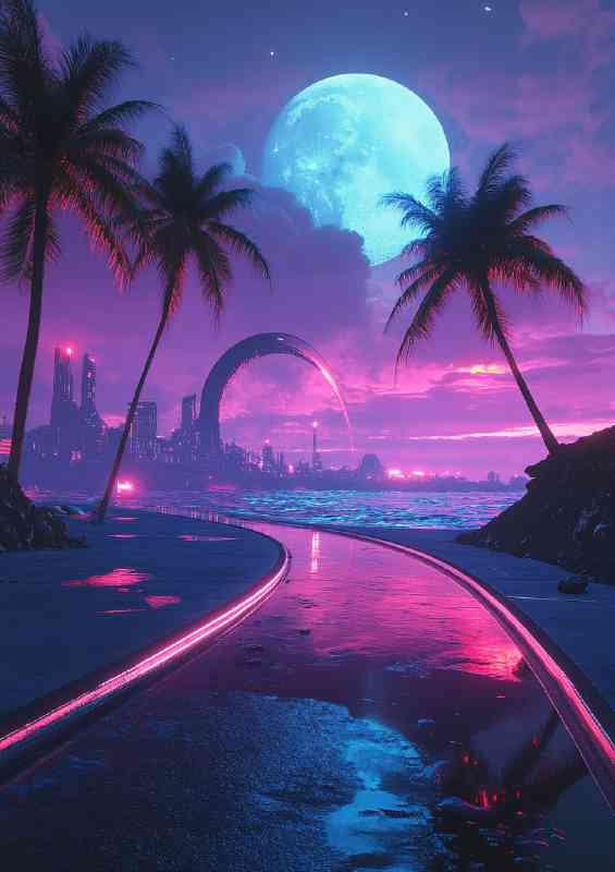 The road leading to the neon future