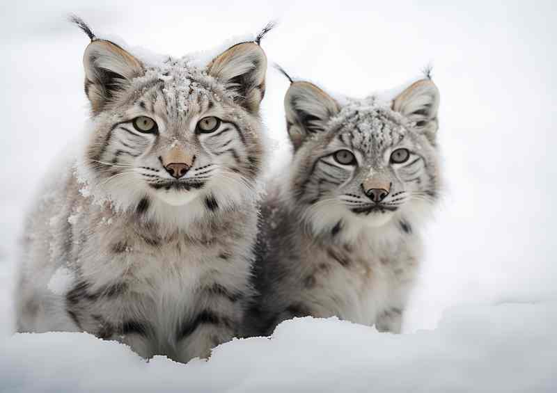 Lynx in Snow: Amazing Cats