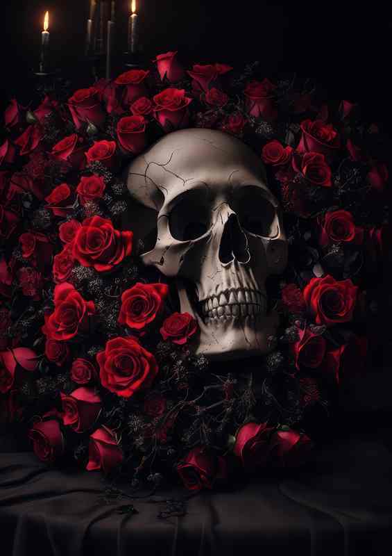 Floral Shrine to the Dead-gigapixel-hq-height-14400px