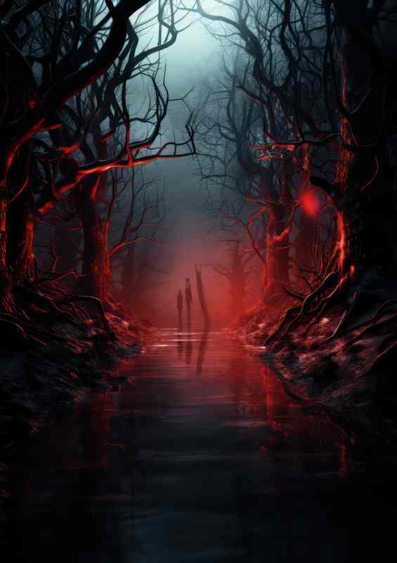 Moonlit Forest Nocturnal Beauty Unveiled