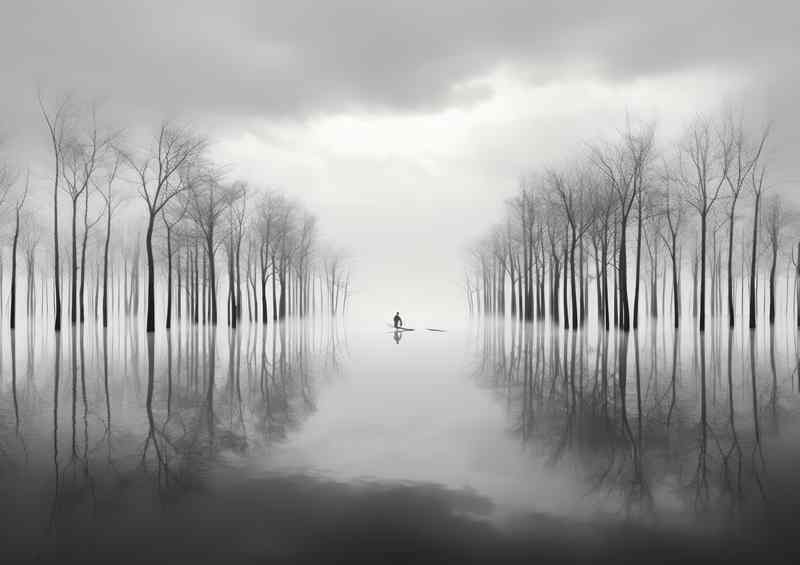Harmony of Contrast Trees in Black and White