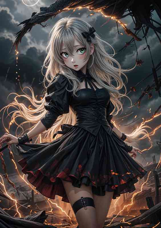 Animae girl dark slayer