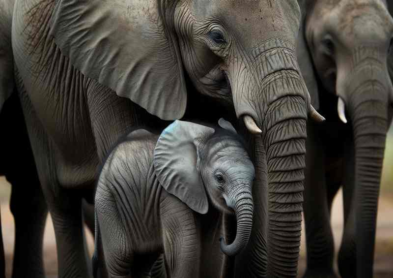 Tiny Tusker Metal Poster