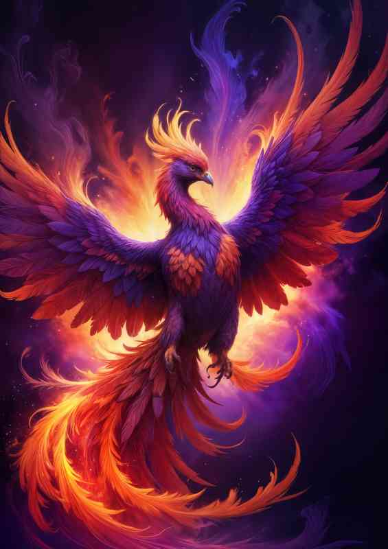 Fire wings majestic phoenix