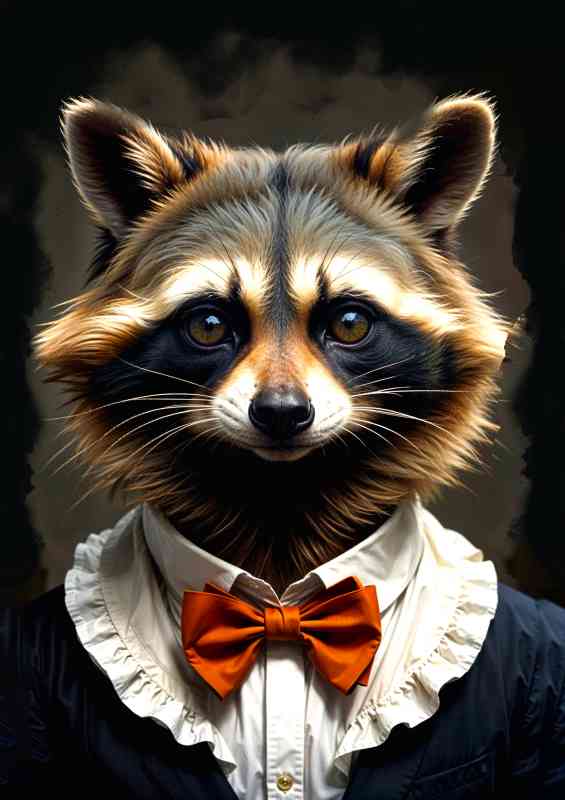 Magestic mr raccoon vintage attire