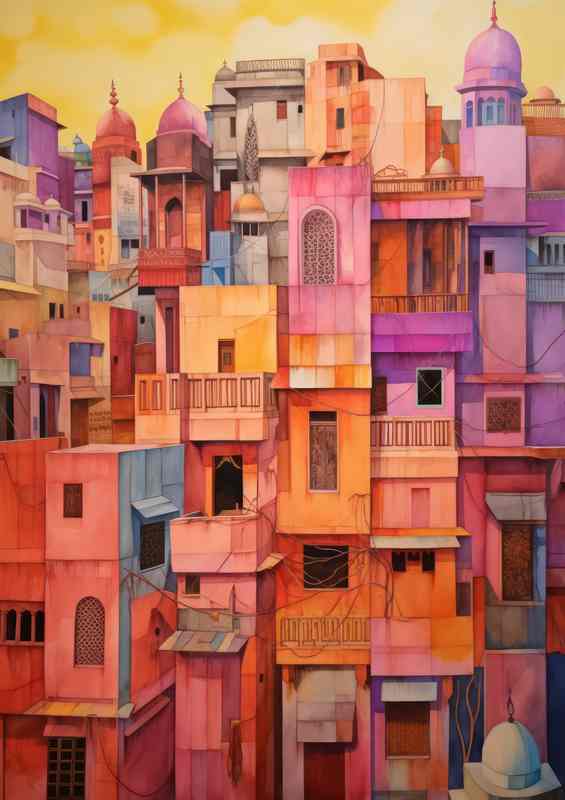 Many townhouses close proximity to each other