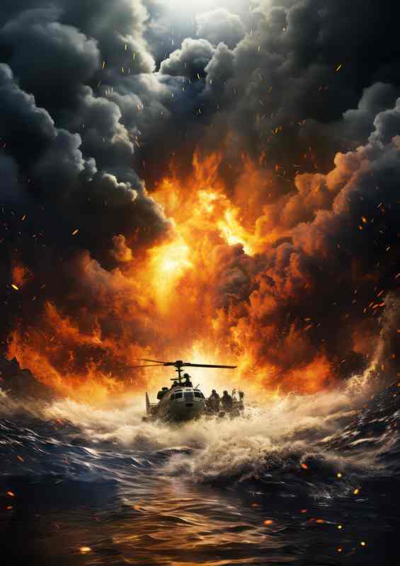 Nautical Rescue Through Midnights Mystique